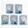 Image 2 : (5) 2015-P American Silver Eagle ICG-MS69 RARE P
