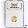 Image 1 : 1901 Sweden .1296oz Gold 10 Kroner NGC MS66