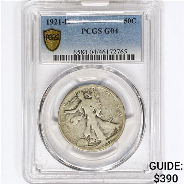 1921-D Walking Liberty Half Dollar PCGS G04