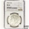 Image 1 : 1921-D Morgan Silver Dollar NGC MS62