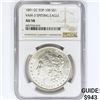 Image 1 : 1891-CC Morgan Silver Dollar NGC AU58 Spit Eagle V