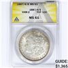 Image 1 : 1887/6 Morgan Silver Dollar ANACS MS61 VAM-2
