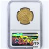 Image 2 : 1881 $10 Gold Eagle NGC MS61
