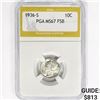Image 1 : 1936-S Mercury Silver Dime PGA MS67 FSB