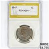 Image 1 : 1847 Large Cent PGA MS64+