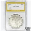 Image 1 : 1892 Morgan Silver Dollar PGA MS60