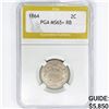 Image 1 : 1864 Two Cent Piece PGA MS65 RB