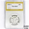Image 1 : 1928-S Standing Liberty Quarter PGA MS65