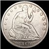 Image 1 : 1860 Seated Liberty Half Dollar ABOUT UNCIRCULATED