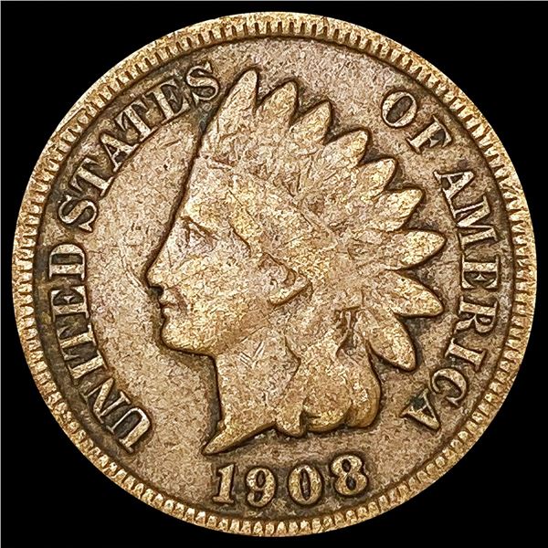 1908-S Indian Head Cent LIGHTLY CIRCULATED