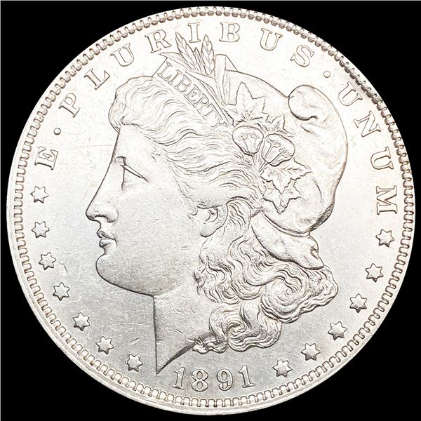 1891-O Morgan Silver Dollar CLOSELY UNCIRCULATED