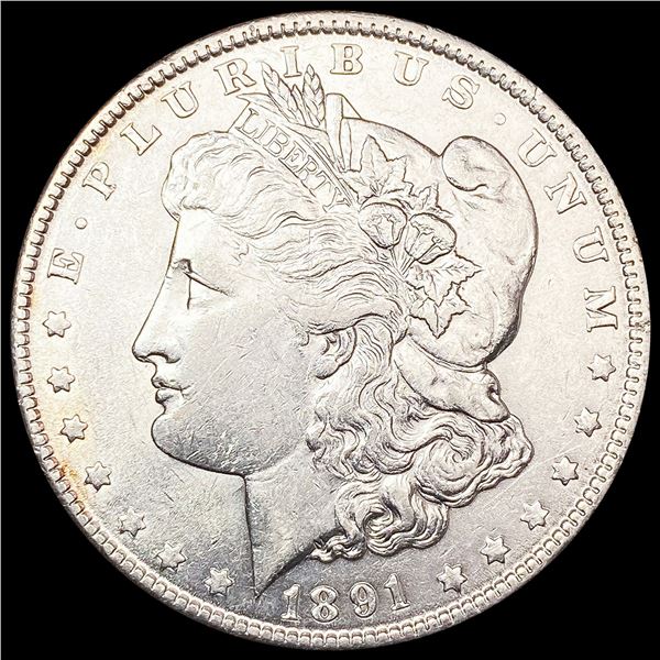 1891 Morgan Silver Dollar CLOSELY UNCIRCULATED