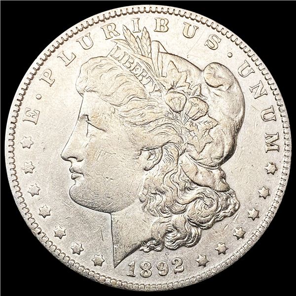 1892 Morgan Silver Dollar CLOSELY UNCIRCULATED