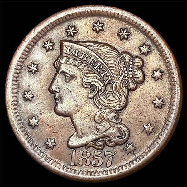 1857 Lg Date Large Cent UNCIRCULATED