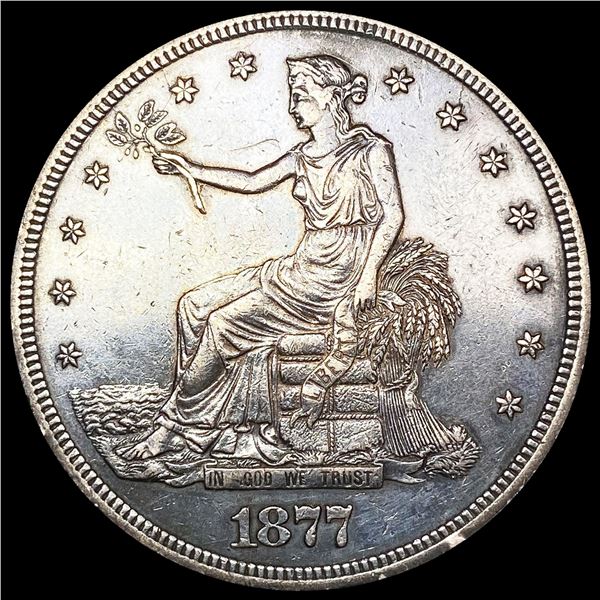 1877-S Silver Trade Dollar NEARLY UNCIRCULATED