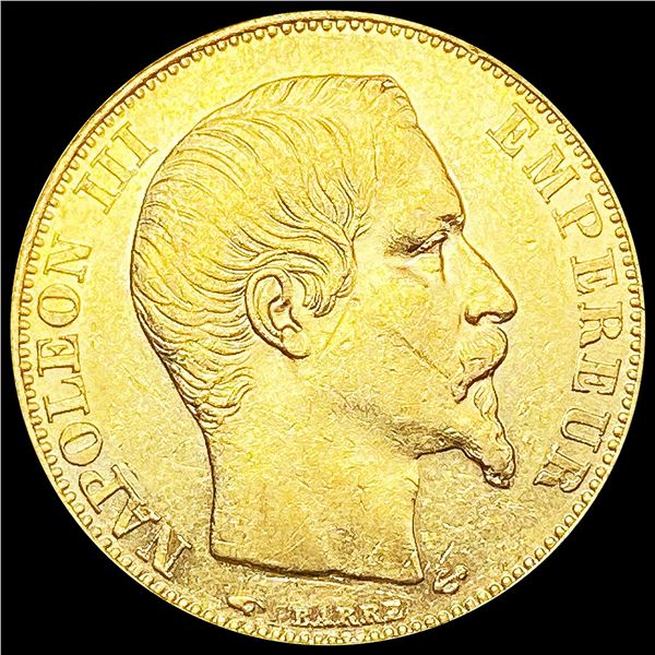 1858-A France .1867oz Gold 20 Francs UNCIRCULATED