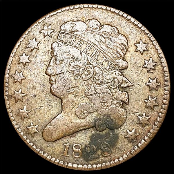 1828 Classic Head Half Cent NICELY CIRCULATED