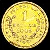 Image 2 : 1849-O Rare Gold Dollar HIGH GRADE