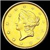 Image 1 : 1851 Rare Gold Dollar CHOICE BU