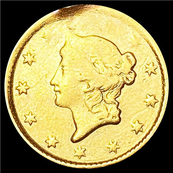 1853 Rare Gold Dollar NICELY CIRCULATED