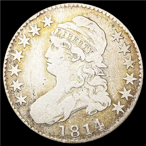1814/3 Capped Bust Half Dollar NICELY CIRCULATED