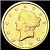 Image 1 : 1851 Rare Gold Dollar NEARLY UNCIRCULATED