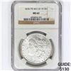 Image 1 : 1878 7TF REV 79 Morgan Silver Dollar NGC MS62