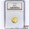 Image 1 : 1911 $2.50 Gold Quarter Eagle NGC MS61