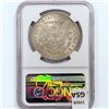 Image 2 : 1904 Morgan Silver Dollar NGC MS61