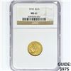Image 1 : 1910 $2.50 Gold Quarter Eagle NGC MS61