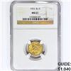 Image 1 : 1903 $2.50 Gold Quarter Eagle NGC MS63