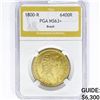 Image 1 : 1800-R 6400R .42 oz. Brazil gold PGA MS63+