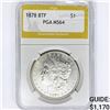 Image 1 : 1878 8TF Morgan Silver Dollar PGA MS64