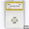 Image 1 : 1870 Silver Three Cent PGA PR63 DCAM