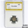 Image 1 : 1828 Capped Bust Dime PGA MS66