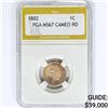 Image 1 : 1882 Indian Head Cent PGA MS67 CAMEO RD