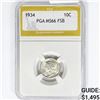 Image 1 : 1934 Mercury Silver Dime PGA MS66 FSB