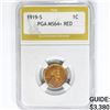 Image 1 : 1919-S Wheat Cent PGA MS64+ RED