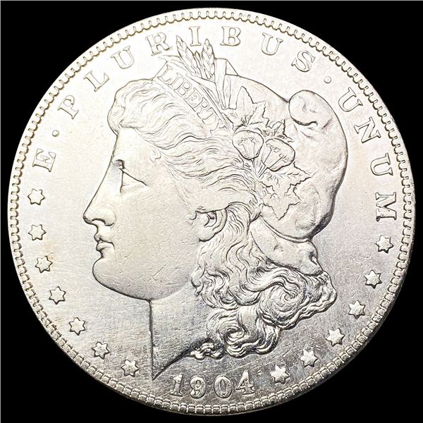 1904-S Morgan Silver Dollar CLOSELY UNCIRCULATED
