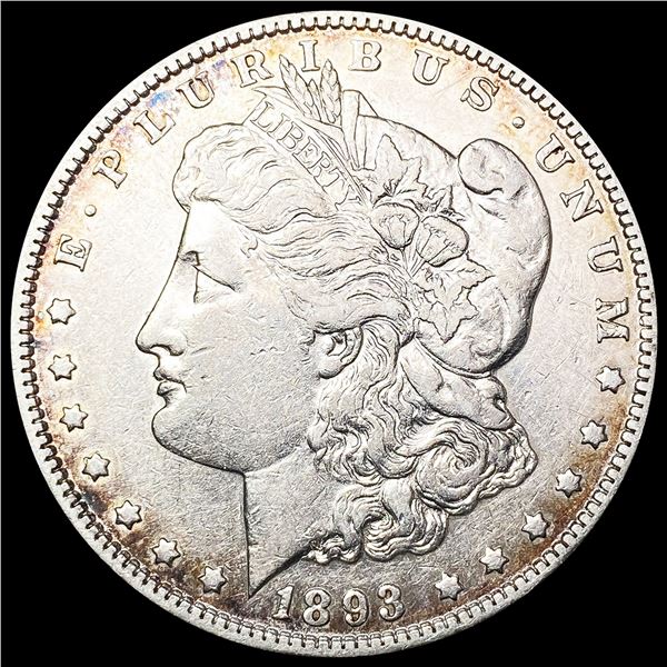 1893 Morgan Silver Dollar ABOUT UNCIRCULATED