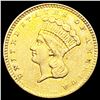 Image 1 : 1859 Rare Gold Dollar CLOSELY UNCIRCULATED