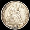 Image 1 : 1887-S Seated Liberty Dime CLOSELY UNCIRCULATED