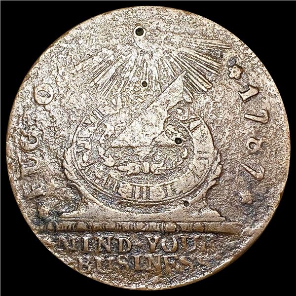 1787 Continential Fugio NICELY CIRCULATED