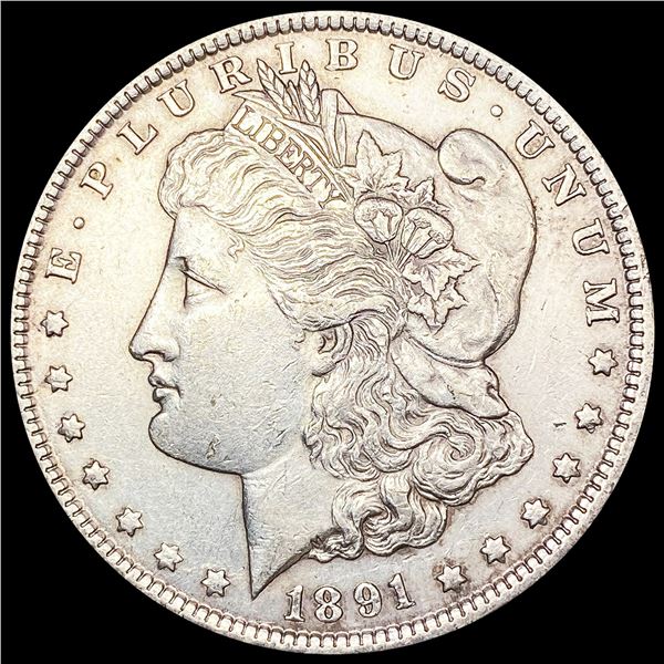 1891 Morgan Silver Dollar CLOSELY UNCIRCULATED