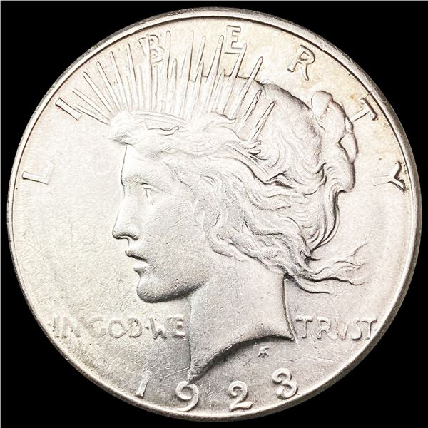 1923-S Silver Peace Dollar NEARLY UNCIRCULATED
