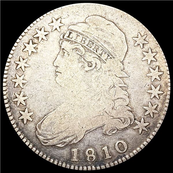 1810 Capped Bust Half Dollar NICELY CIRCULATED