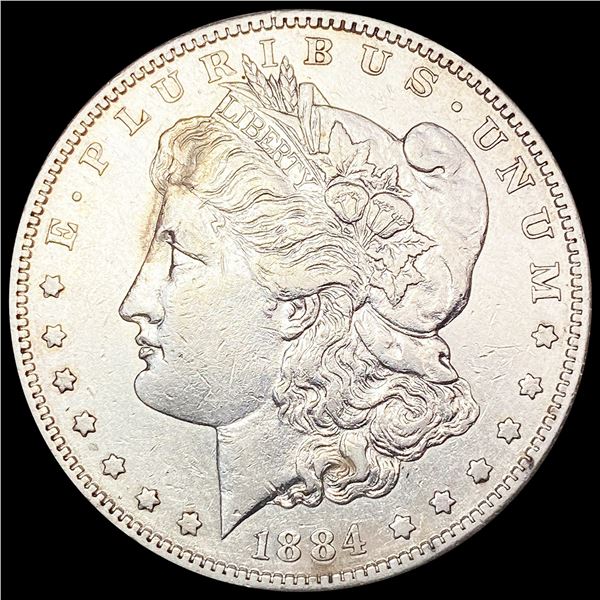 1884-S Morgan Silver Dollar NEARLY UNCIRCULATED