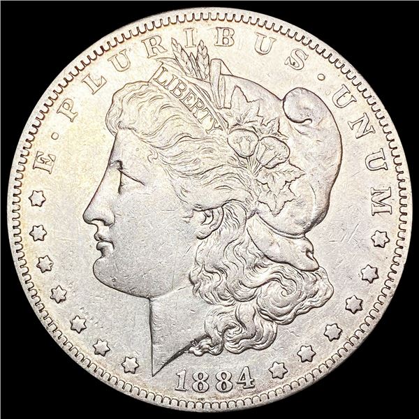 1884-S Morgan Silver Dollar NEARLY UNCIRCULATED