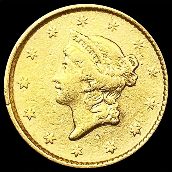 1852 Rare Gold Dollar NEARLY UNCIRCULATED