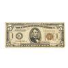 Image 1 : 1934A $5 Hawaii WW2 Fed Res Note